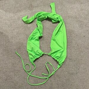 frankie’s bikinis diana halter top bikini top size M